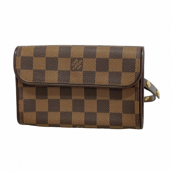 LOUIS VUITTON Authentic Brown Damier Fanny Pack